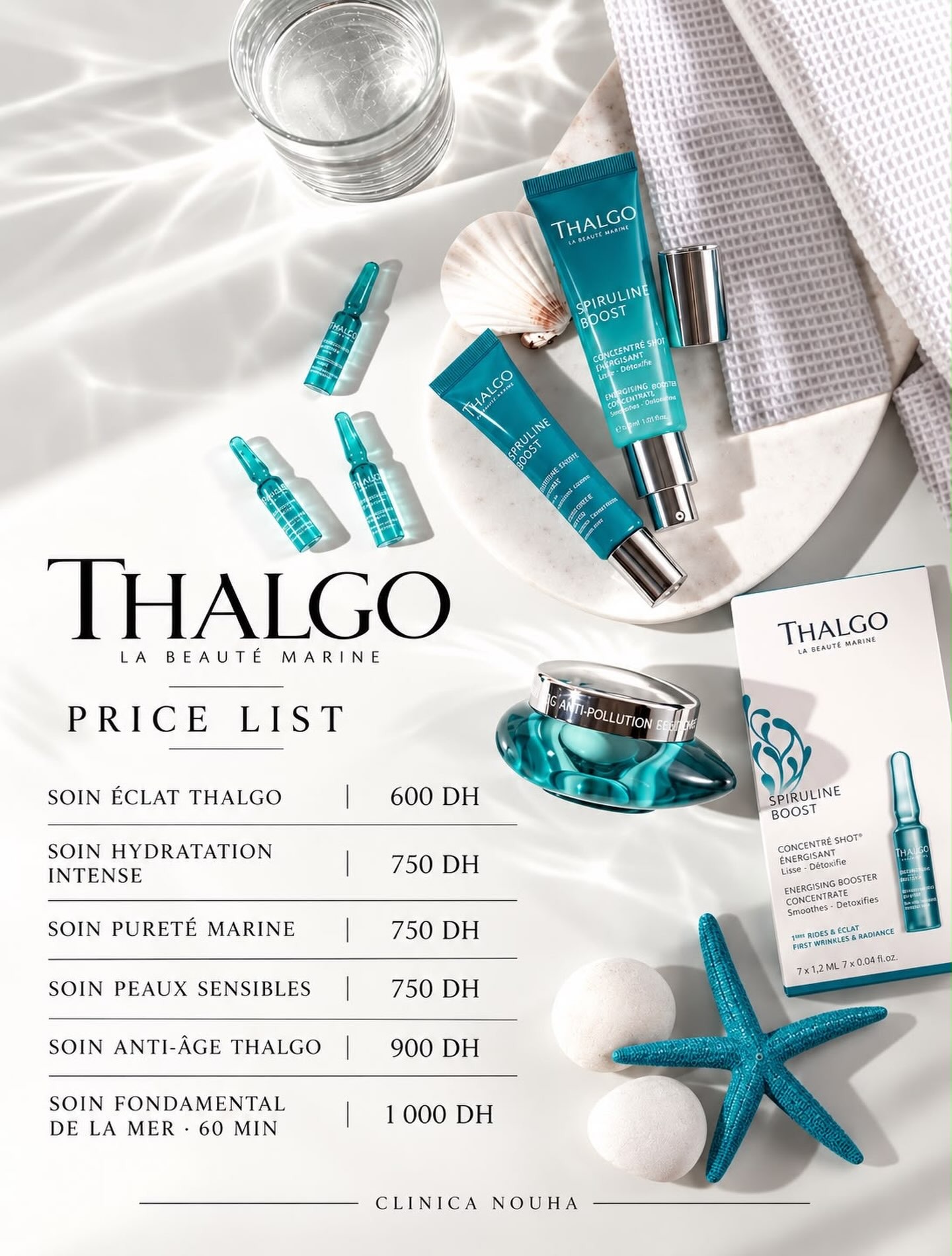 Soins Thalgo - La Beauté Marine